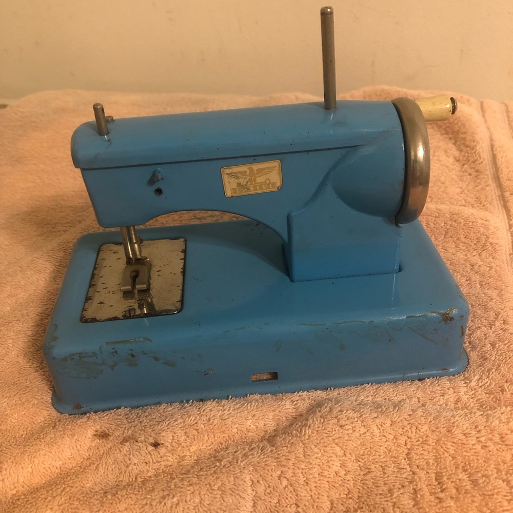 Vintage 1940’s/1950’s Casige Tin Sewing Machine Made in West Germany